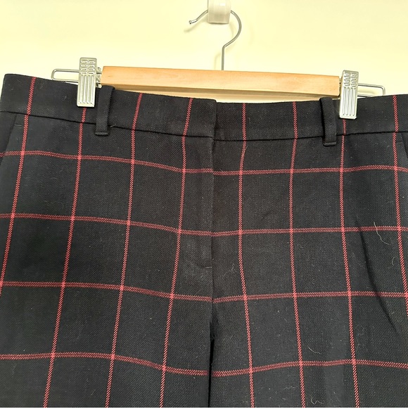 Navy Ann Taylor Checkered Pants - Picture 3 of 5